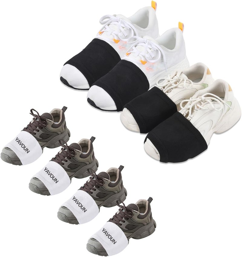 YAVOUN Socks for Dancing - 4 Pairs, Dance Shoe Covers for Dancer Easy pivoting and Sliding on Sticky Indoor Dance Floors - Image 1
